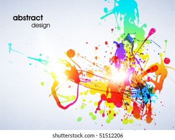 Abstract colorful background. Vector.