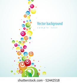Abstract colorful background. Vector.