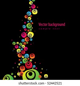 Abstract colorful background. Vector.