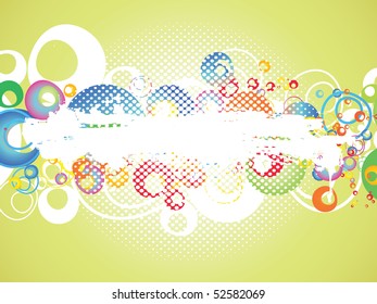 Abstract colorful background. Vector.