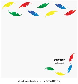 Abstract colorful background. Vector.