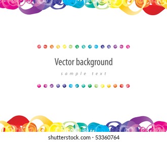 Abstract colorful background. Vector.