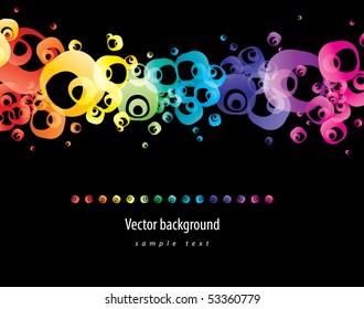 Abstract colorful background. Vector.