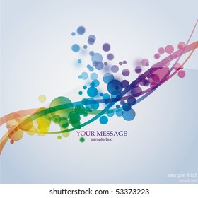 Abstract colorful background. Vector.