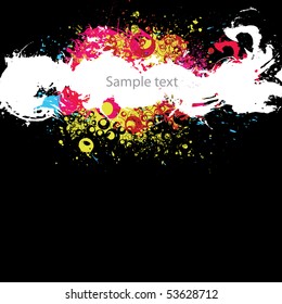 Abstract colorful background. Vector.