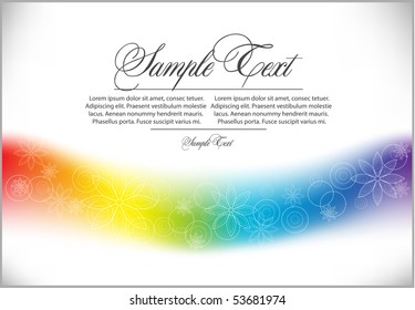 Abstract colorful background. Vector.