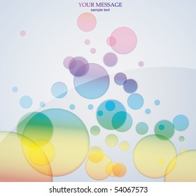 Abstract colorful background. Vector.