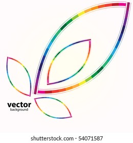 Abstract colorful background. Vector.