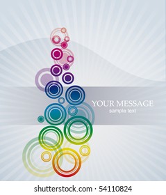 Abstract colorful background. Vector.