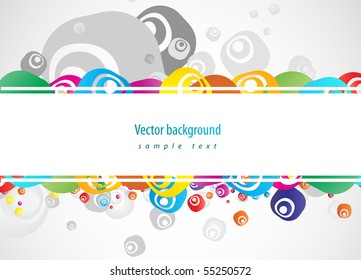 Abstract colorful background. Vector.