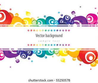 Abstract colorful background. Vector.