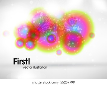 Abstract colorful background. Vector.