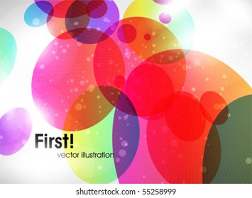 Abstract colorful background. Vector.