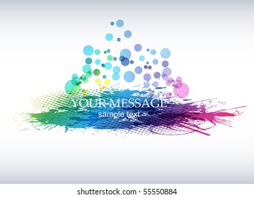 Abstract colorful background. Vector.