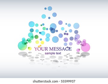 Abstract colorful background. Vector.