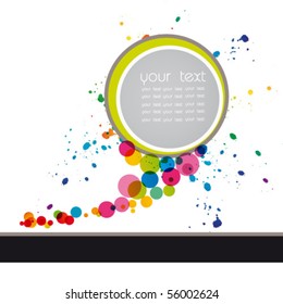 Abstract colorful background. Vector.