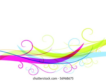 Abstract colorful background. Vector.