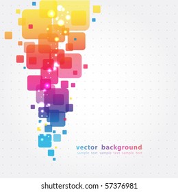 Abstract colorful background. Vector.