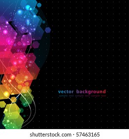 Abstract Colorful Background. Vector.