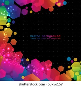 Abstract Colorful Background. Vector.