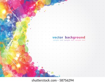 Abstract Colorful Background. Vector.