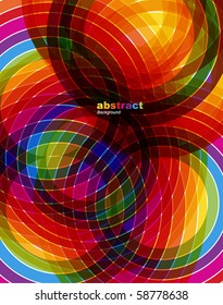 Abstract colorful background. Vector.