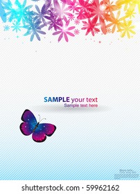 Abstract Colorful Background. Vector.