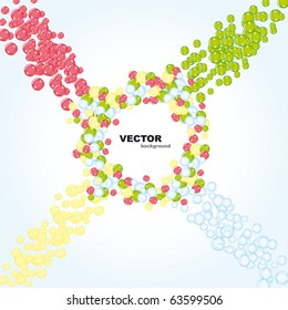 Abstract colorful background. Vector.