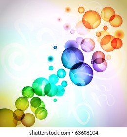 Abstract colorful background. Vector.