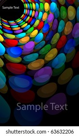 Abstract colorful background. Vector.