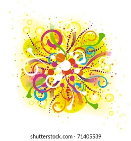 Abstract colorful background. Vector