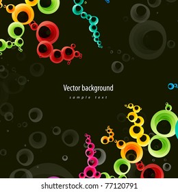 Abstract colorful background. Vector.