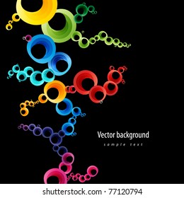Abstract colorful background. Vector.