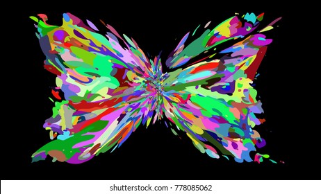 abstract colorful background, vector