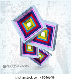 Abstract colorful background. Vector.