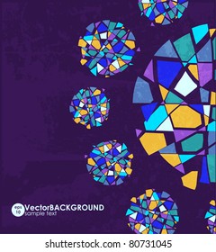 Abstract colorful background. Vector.