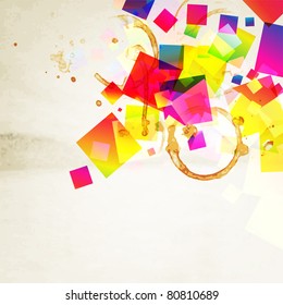 Abstract colorful background. Vector.