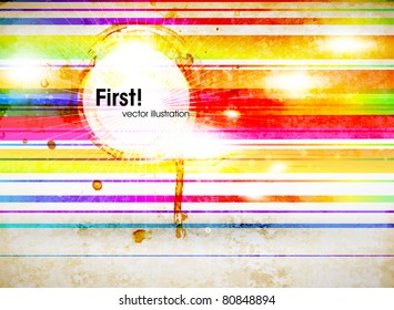 Abstract colorful background. Vector.