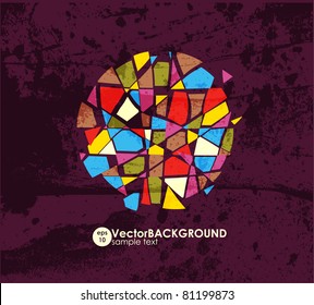 Abstract colorful background. Vector.