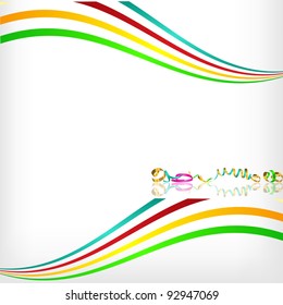 Abstract colorful background. Vector.