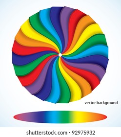Abstract colorful background. Vector.