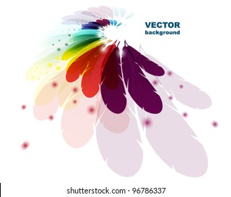 Abstract colorful background. Vector.