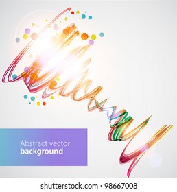 Abstract colorful background, vector.