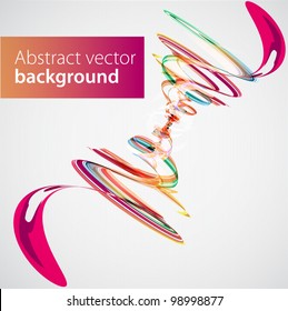 Abstract colorful background, vector.