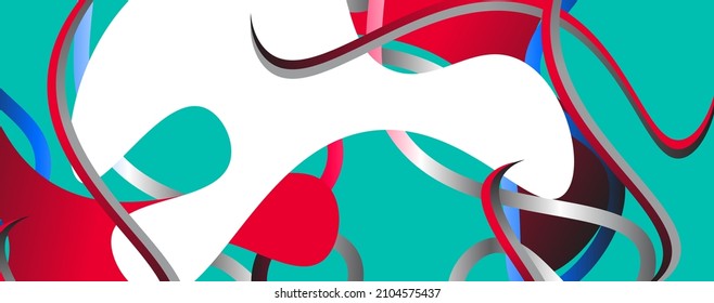 Resumen de arte de vectores de fondo colorido, diseño gráfico