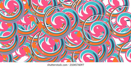 Resumen de arte de vectores de fondo colorido, diseño gráfico
