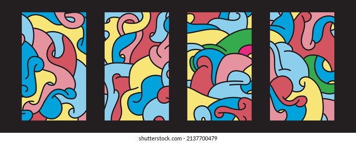 Abstract Colorful Background Vector for Banners, posters, websites, stories and patterns.