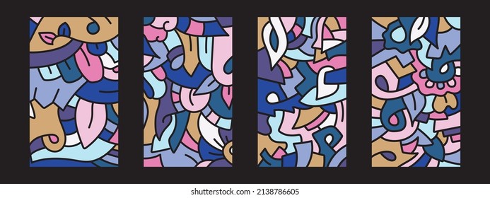 Abstract Colorful Background Vector for Banners, posters, websites, stories and patterns.