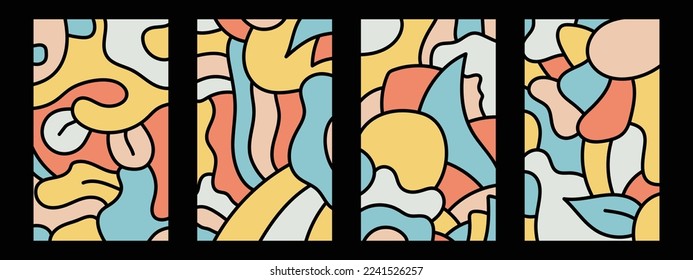 Abstract Colorful Background Vector for Banners, posters, websites, stories and patterns.