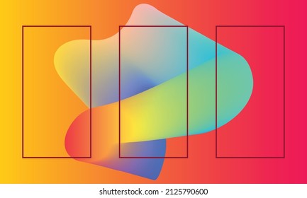 Abstract colorful background vector for bannr, copy space, poster, landing page, brochure, or presentation page.